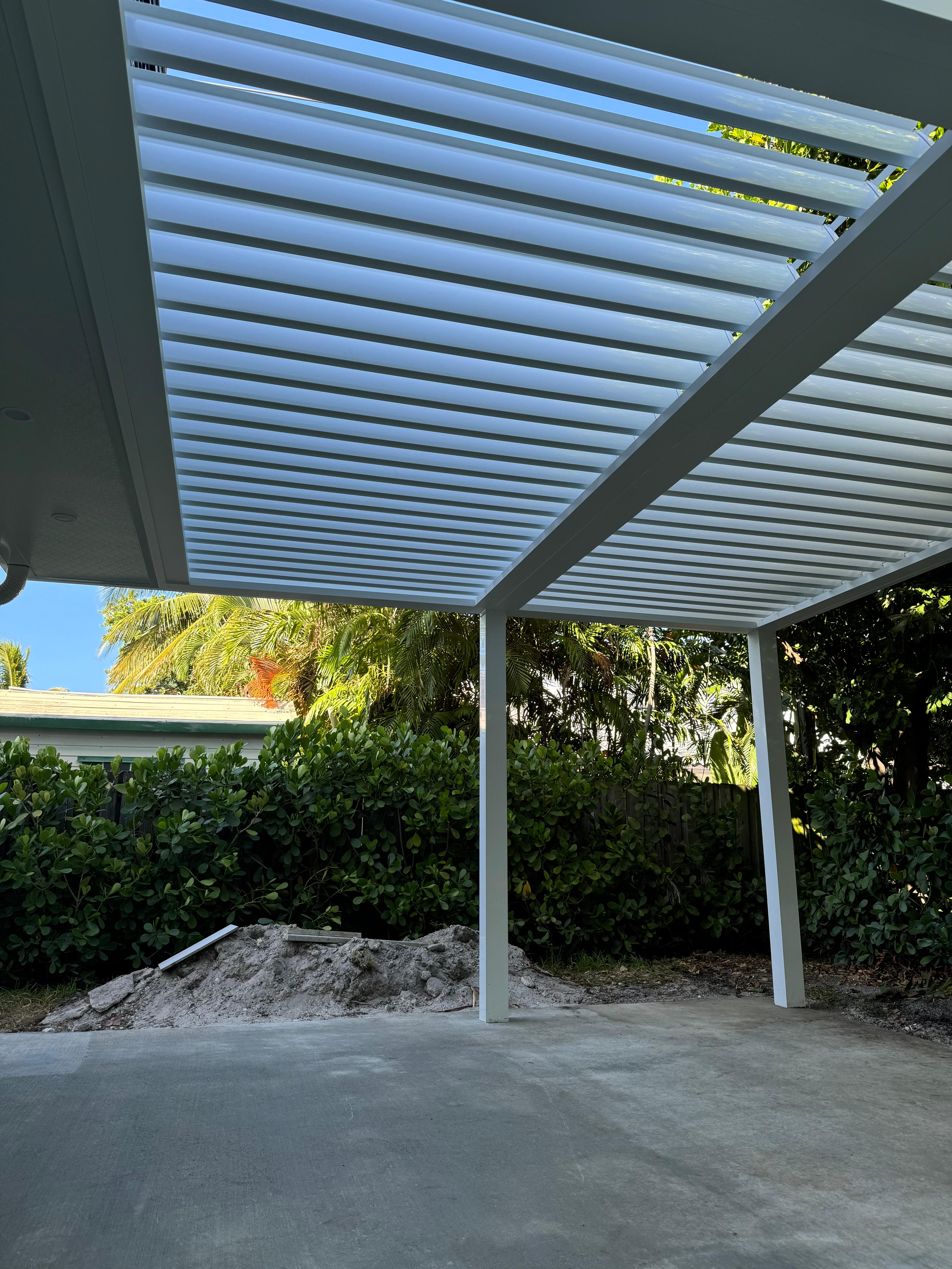 Custom Double-Louver Pergola System